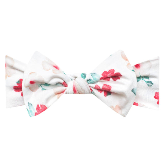 Knit Headband Bow - Noel