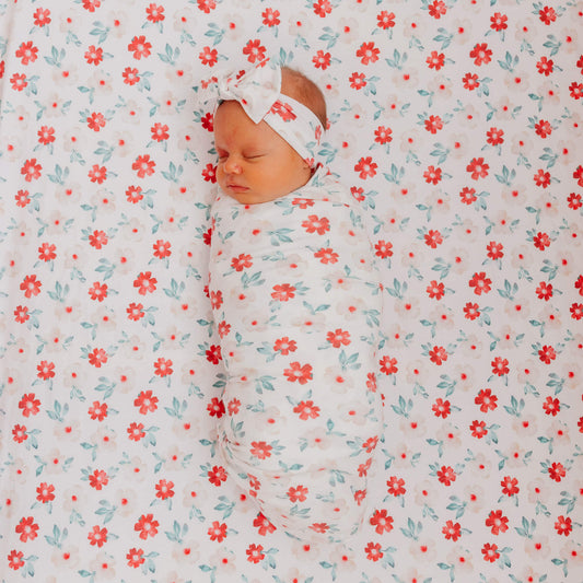 Knit Swaddle Blanket - Noel